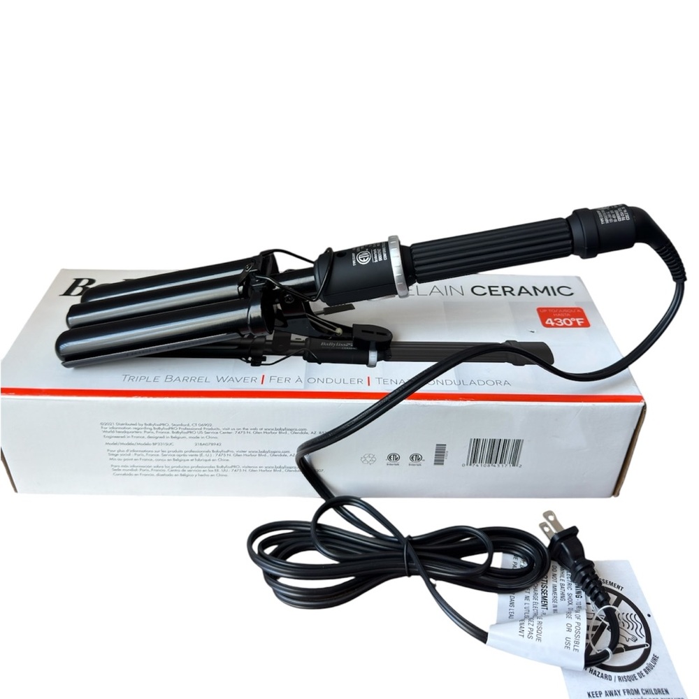 BaBylissPRO Porcelain Ceramic Triple Barrel Waver